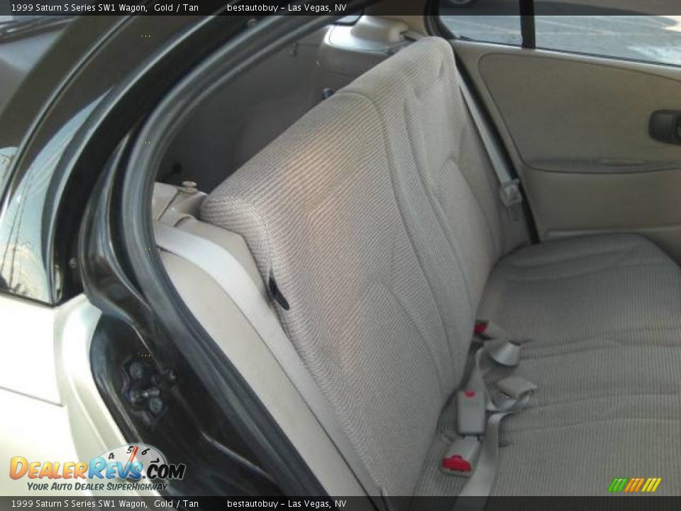 1999 Saturn S Series SW1 Wagon Gold / Tan Photo #30