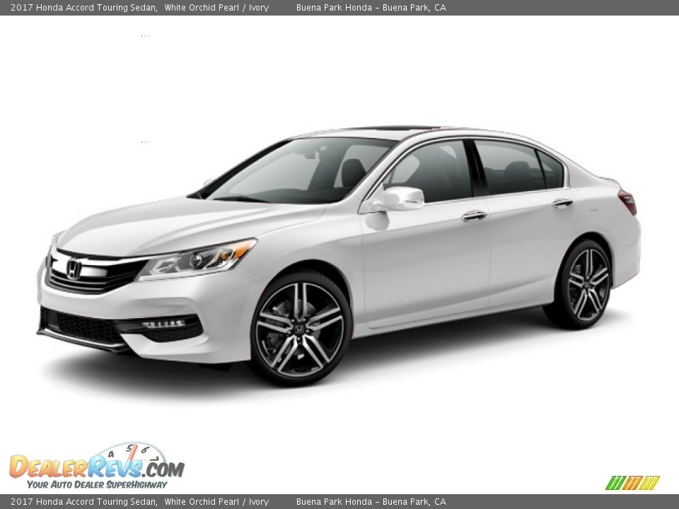 2017 Honda Accord Touring Sedan White Orchid Pearl / Ivory Photo #20