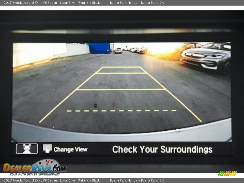 2017 Honda Accord EX-L V6 Sedan Lunar Silver Metallic / Black Photo #6