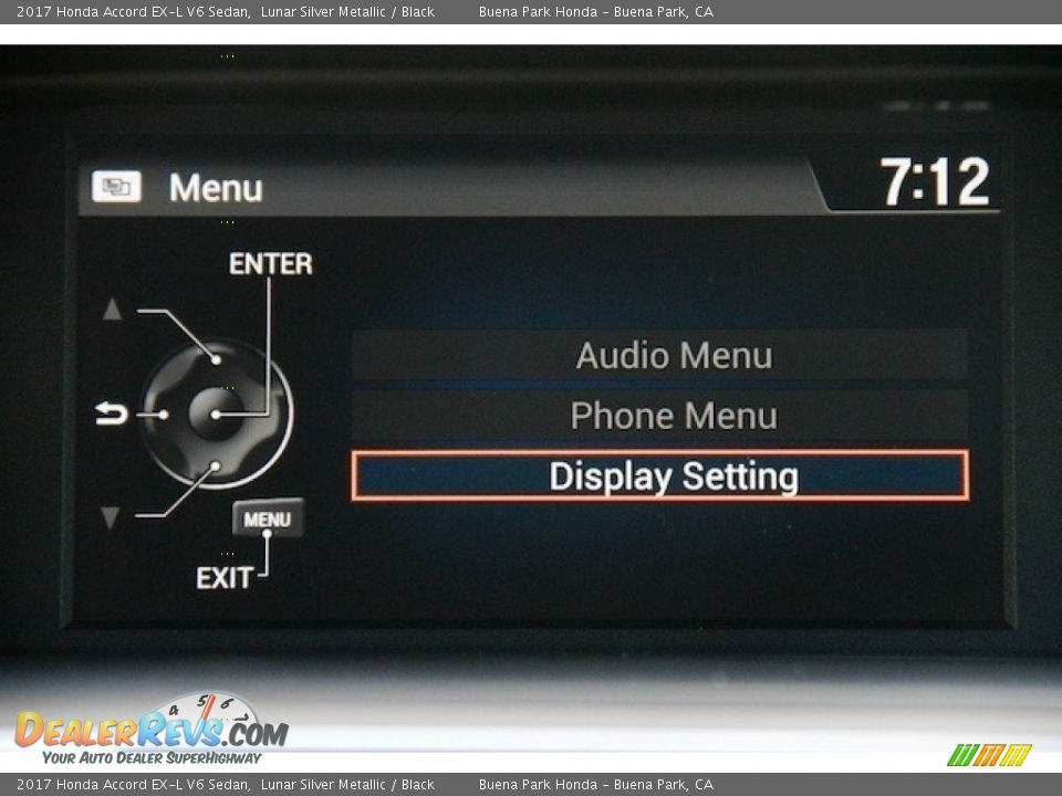 2017 Honda Accord EX-L V6 Sedan Lunar Silver Metallic / Black Photo #17