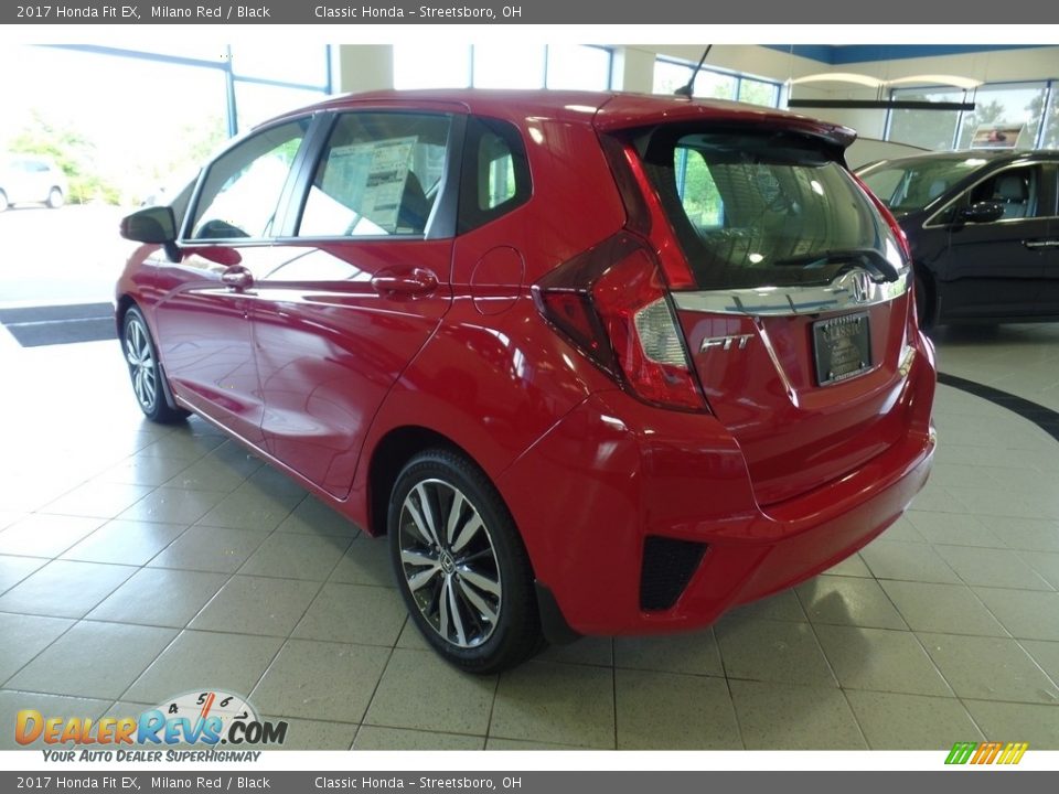 2017 Honda Fit EX Milano Red / Black Photo #2