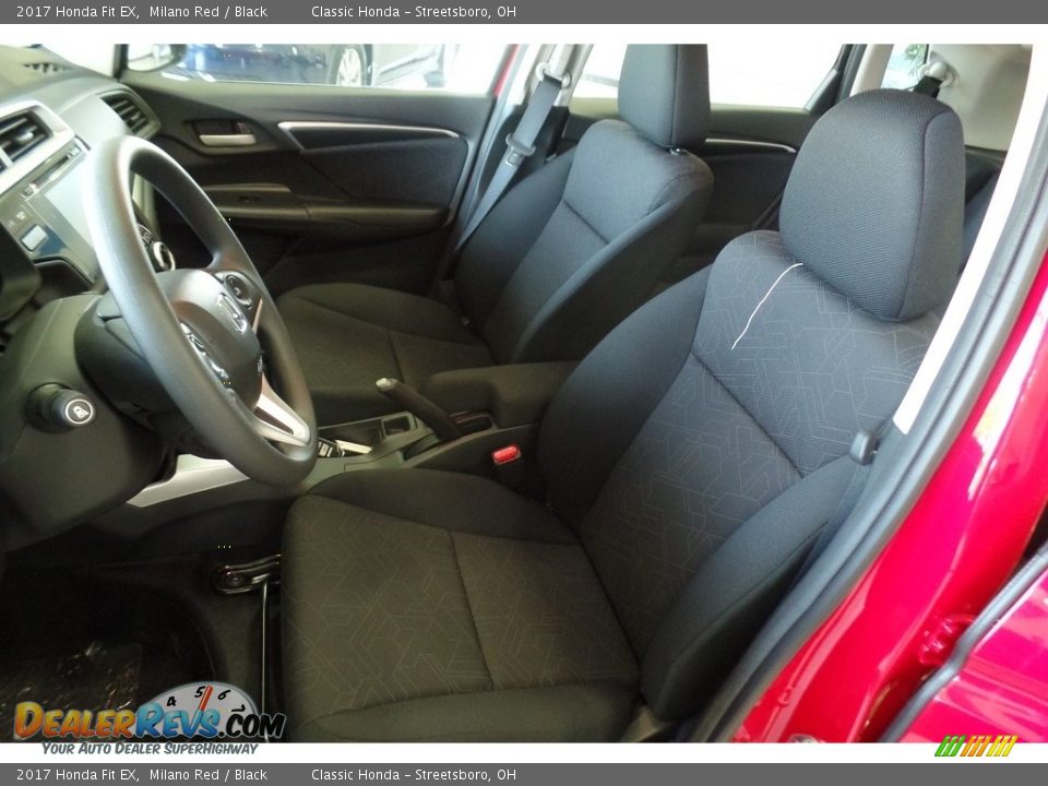 2017 Honda Fit EX Milano Red / Black Photo #8