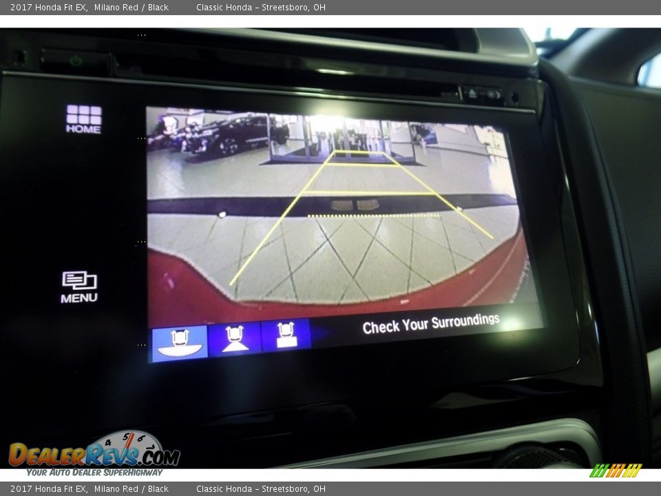 2017 Honda Fit EX Milano Red / Black Photo #12