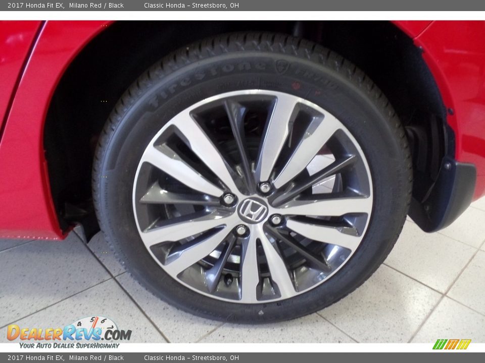 2017 Honda Fit EX Milano Red / Black Photo #15
