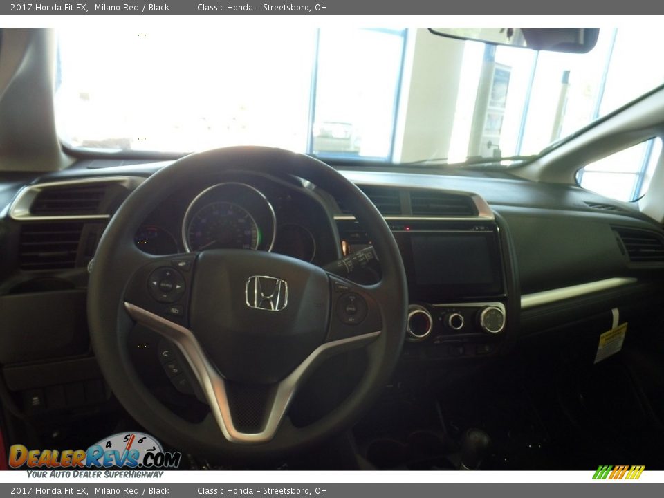2017 Honda Fit EX Milano Red / Black Photo #7