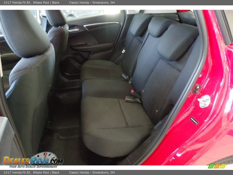 2017 Honda Fit EX Milano Red / Black Photo #9