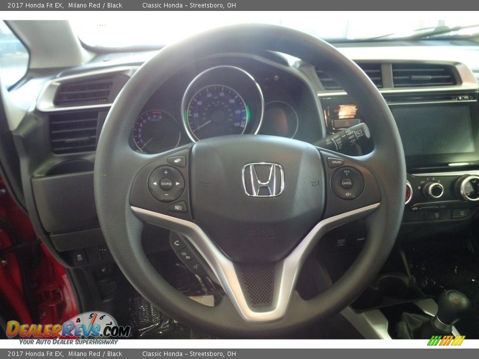 2017 Honda Fit EX Milano Red / Black Photo #10