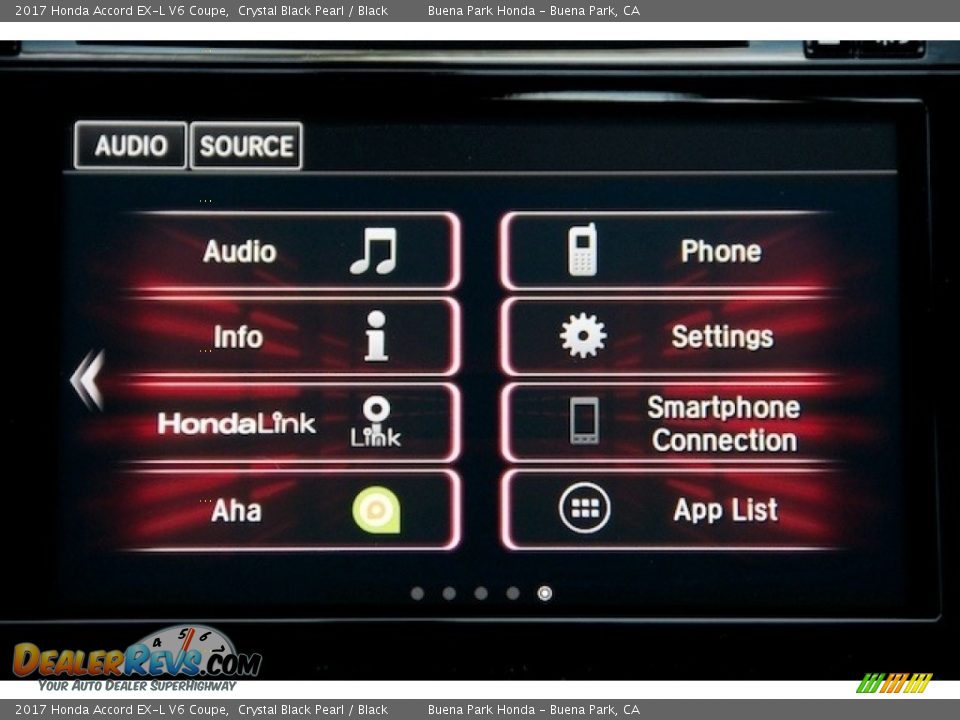 2017 Honda Accord EX-L V6 Coupe Crystal Black Pearl / Black Photo #15