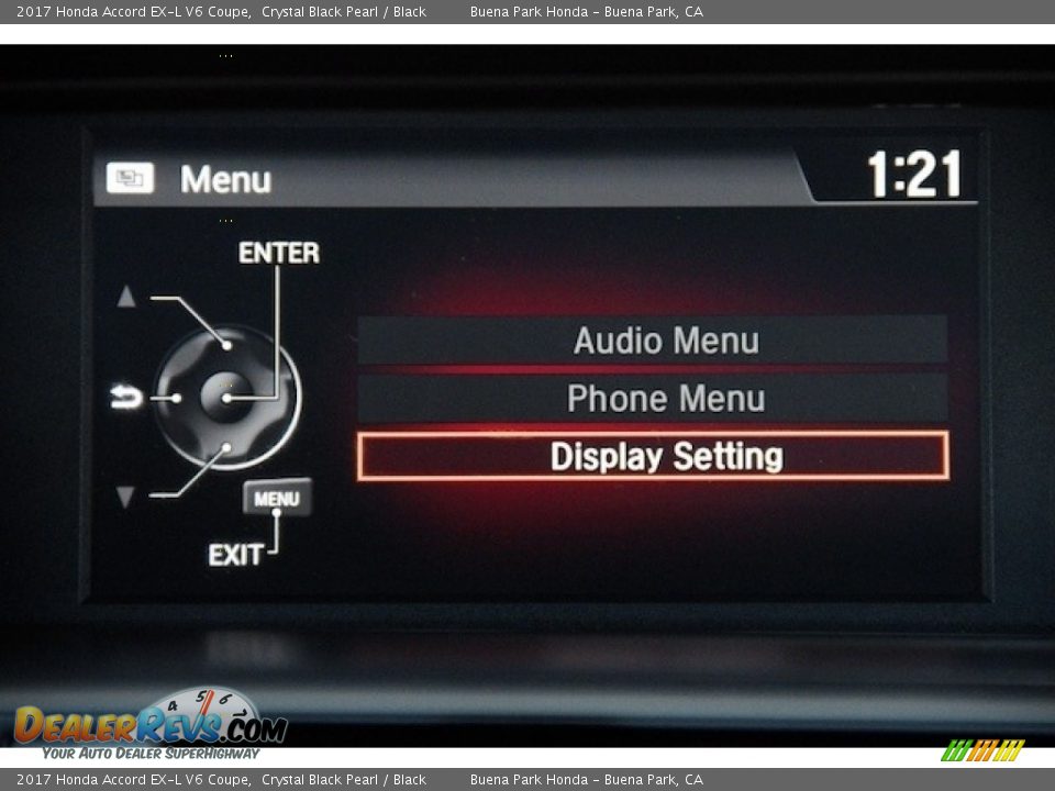 2017 Honda Accord EX-L V6 Coupe Crystal Black Pearl / Black Photo #16