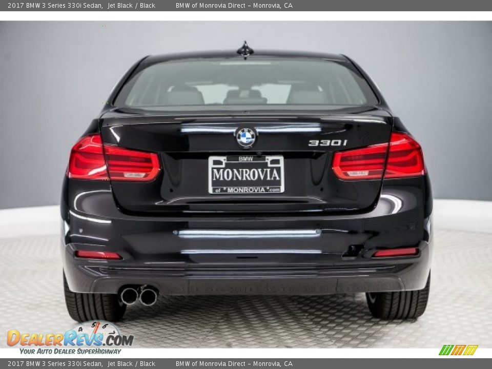 2017 BMW 3 Series 330i Sedan Jet Black / Black Photo #4