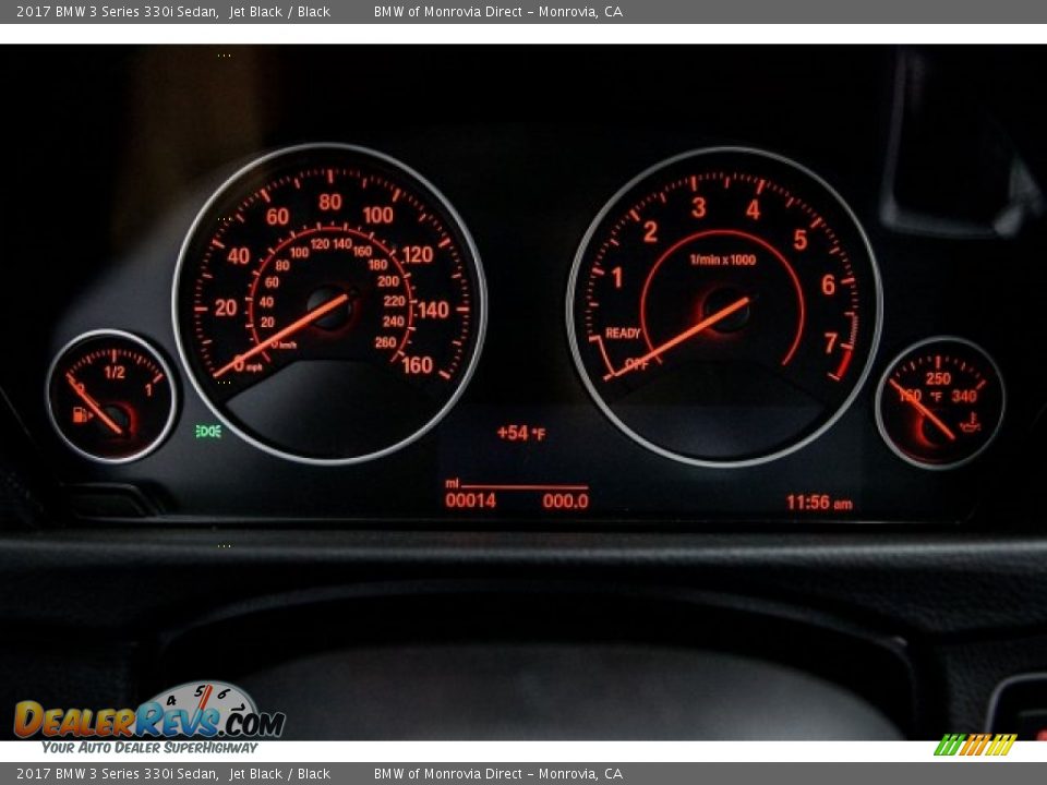 2017 BMW 3 Series 330i Sedan Jet Black / Black Photo #7