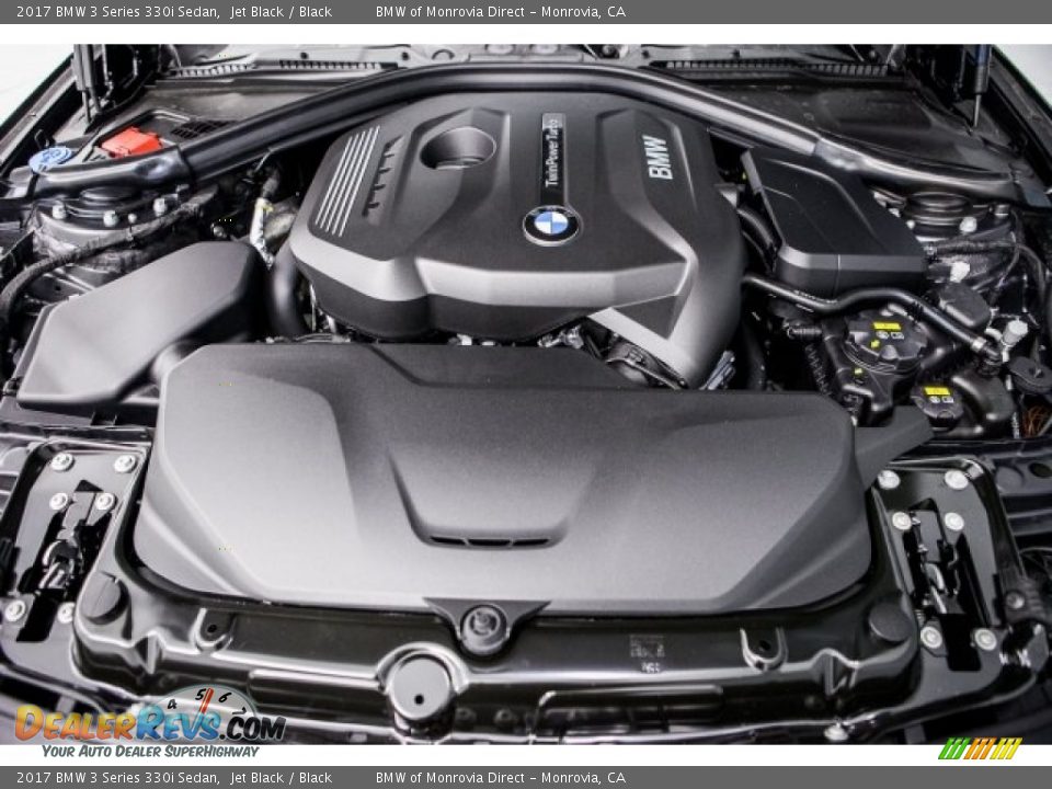2017 BMW 3 Series 330i Sedan Jet Black / Black Photo #8