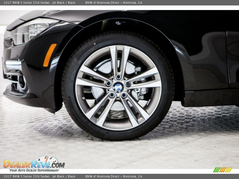 2017 BMW 3 Series 330i Sedan Jet Black / Black Photo #9