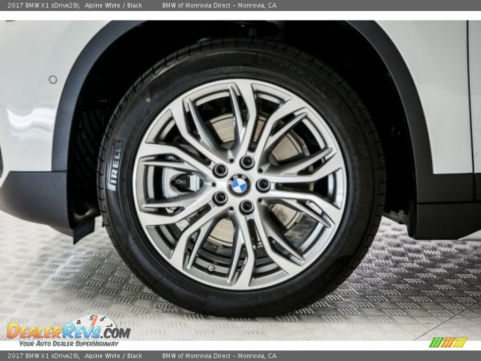 2017 BMW X1 sDrive28i Alpine White / Black Photo #9