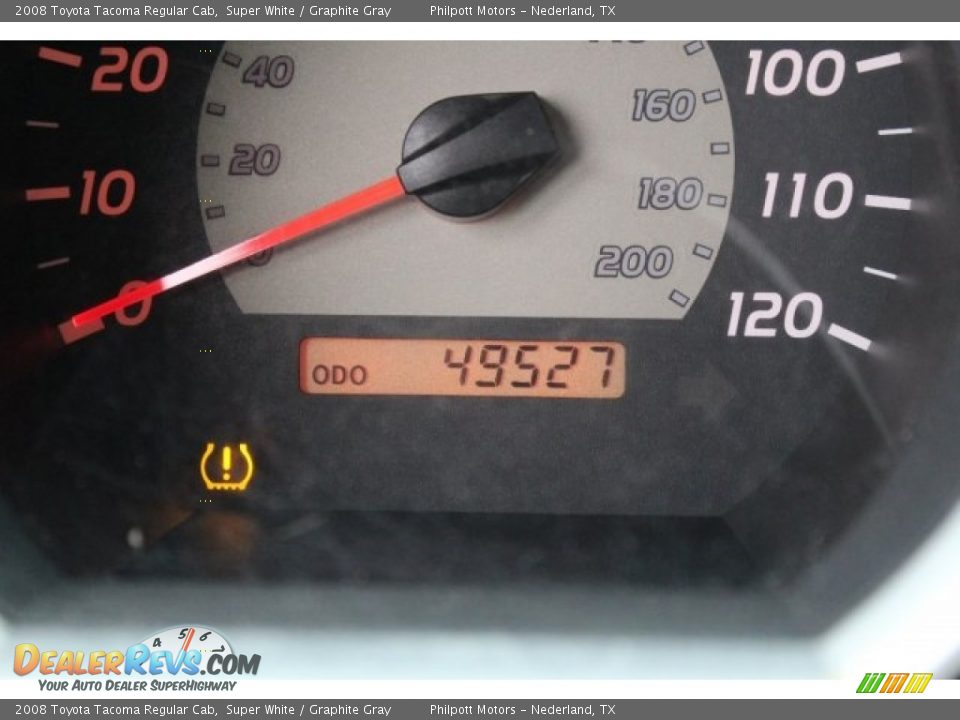 2008 Toyota Tacoma Regular Cab Super White / Graphite Gray Photo #24