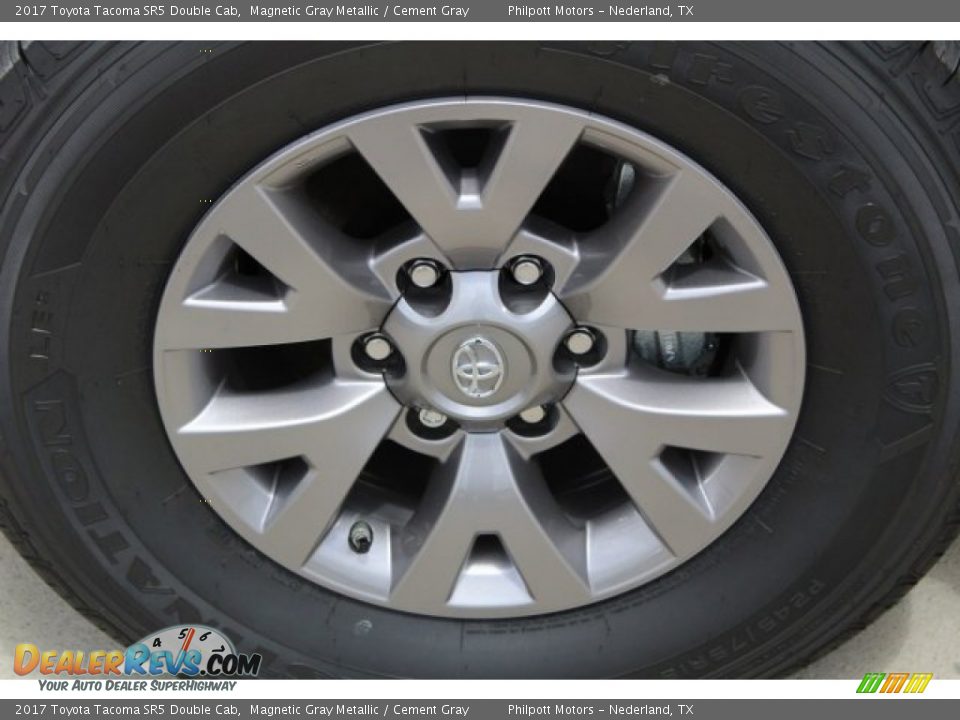 2017 Toyota Tacoma SR5 Double Cab Magnetic Gray Metallic / Cement Gray Photo #5
