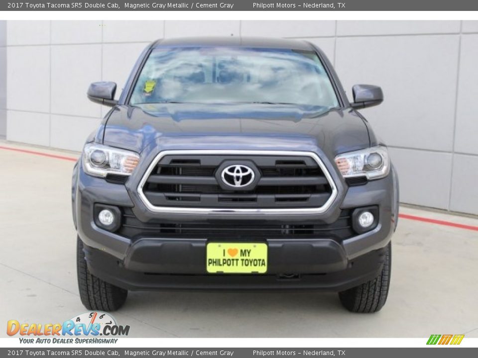 2017 Toyota Tacoma SR5 Double Cab Magnetic Gray Metallic / Cement Gray Photo #2
