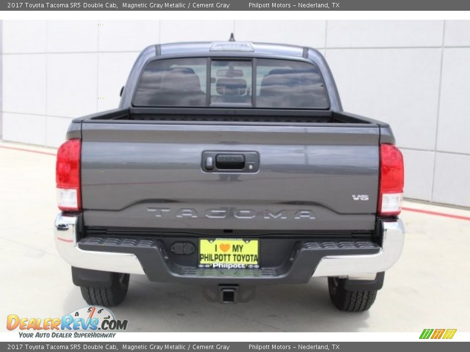 2017 Toyota Tacoma SR5 Double Cab Magnetic Gray Metallic / Cement Gray Photo #7