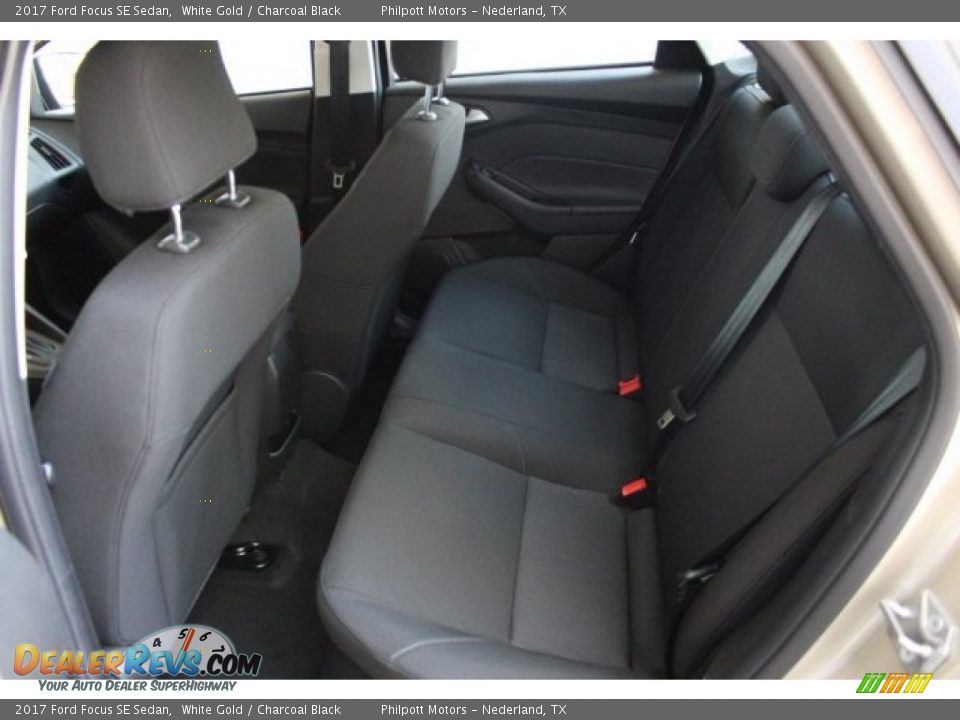 Rear Seat of 2017 Ford Focus SE Sedan Photo #19