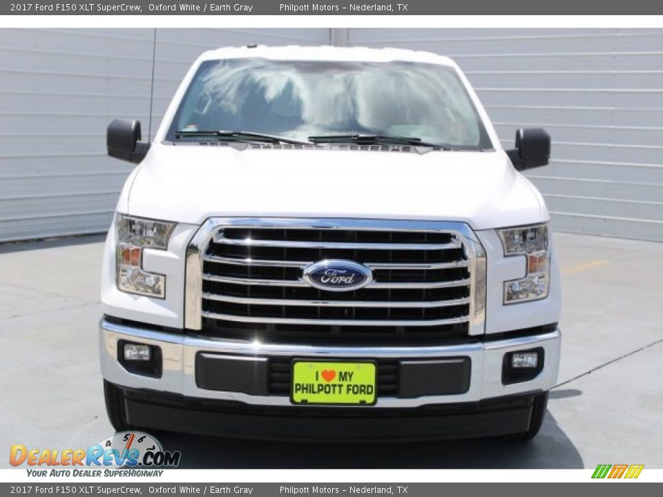 2017 Ford F150 XLT SuperCrew Oxford White / Earth Gray Photo #2