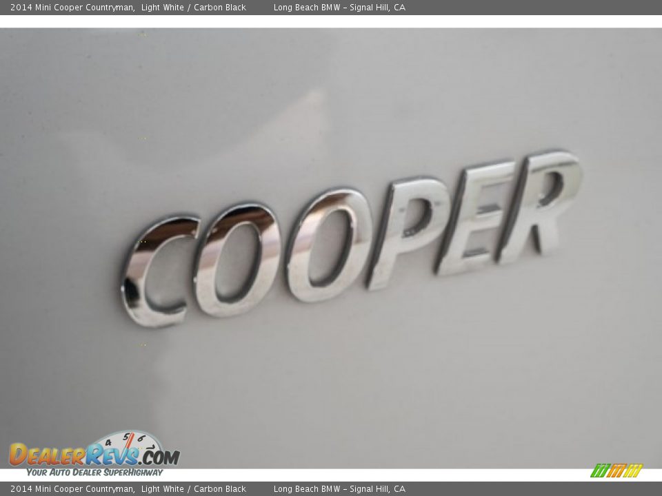 2014 Mini Cooper Countryman Light White / Carbon Black Photo #7