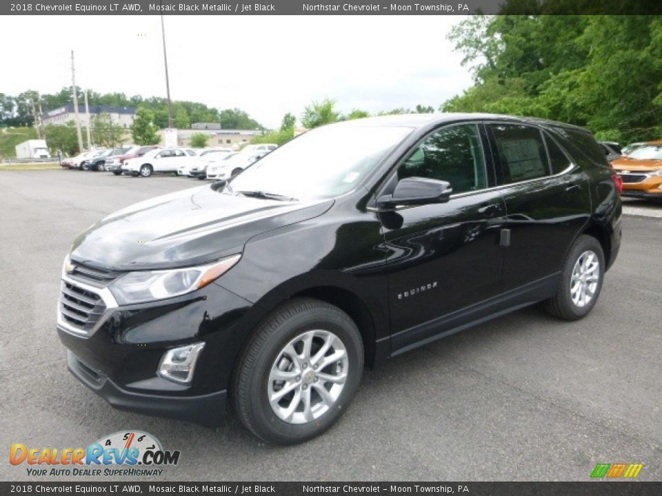 2018 Chevrolet Equinox LT AWD Mosaic Black Metallic / Jet Black Photo #1