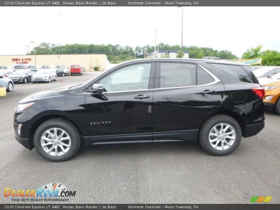 2018 Chevrolet Equinox LT AWD Mosaic Black Metallic / Jet Black Photo #2