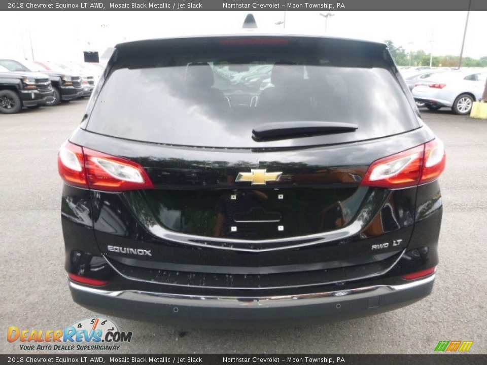 2018 Chevrolet Equinox LT AWD Mosaic Black Metallic / Jet Black Photo #4