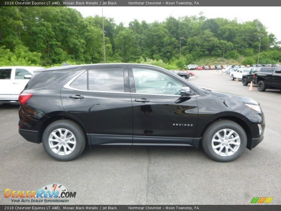 2018 Chevrolet Equinox LT AWD Mosaic Black Metallic / Jet Black Photo #6