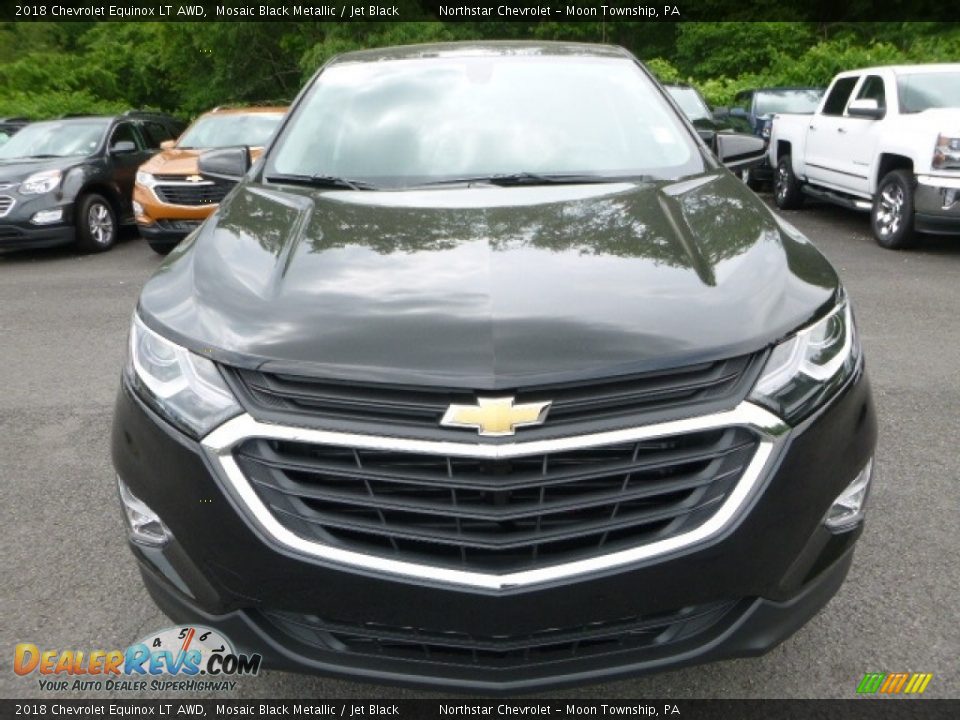 2018 Chevrolet Equinox LT AWD Mosaic Black Metallic / Jet Black Photo #8