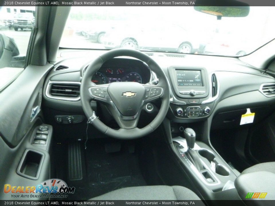 2018 Chevrolet Equinox LT AWD Mosaic Black Metallic / Jet Black Photo #13