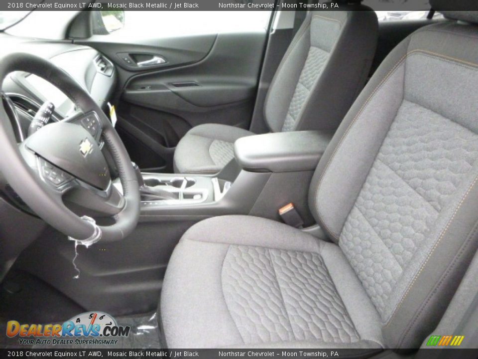 2018 Chevrolet Equinox LT AWD Mosaic Black Metallic / Jet Black Photo #14