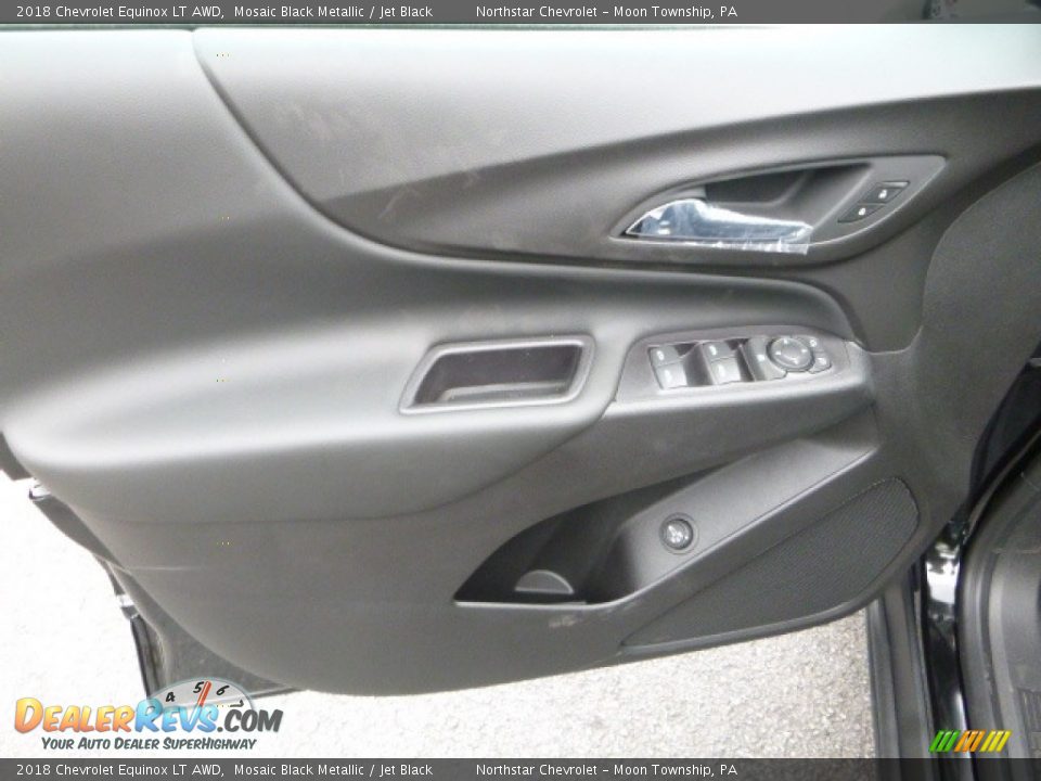 2018 Chevrolet Equinox LT AWD Mosaic Black Metallic / Jet Black Photo #15