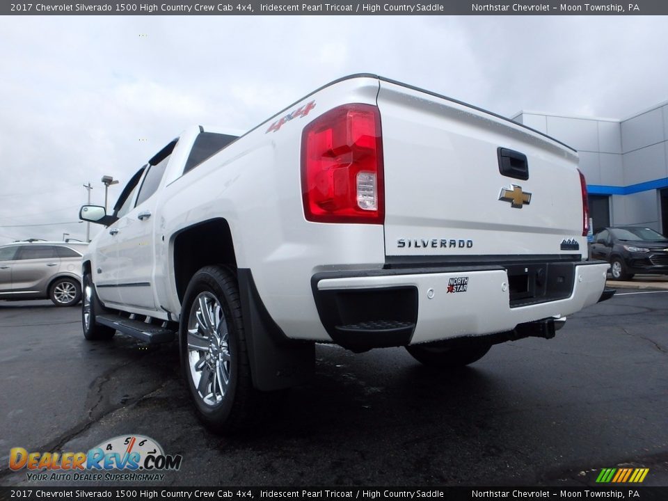 2017 Chevrolet Silverado 1500 High Country Crew Cab 4x4 Iridescent Pearl Tricoat / High Country Saddle Photo #5
