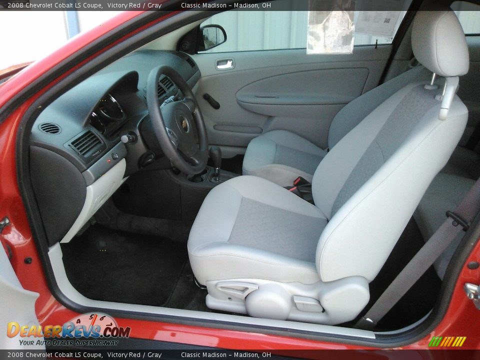 2008 Chevrolet Cobalt LS Coupe Victory Red / Gray Photo #3