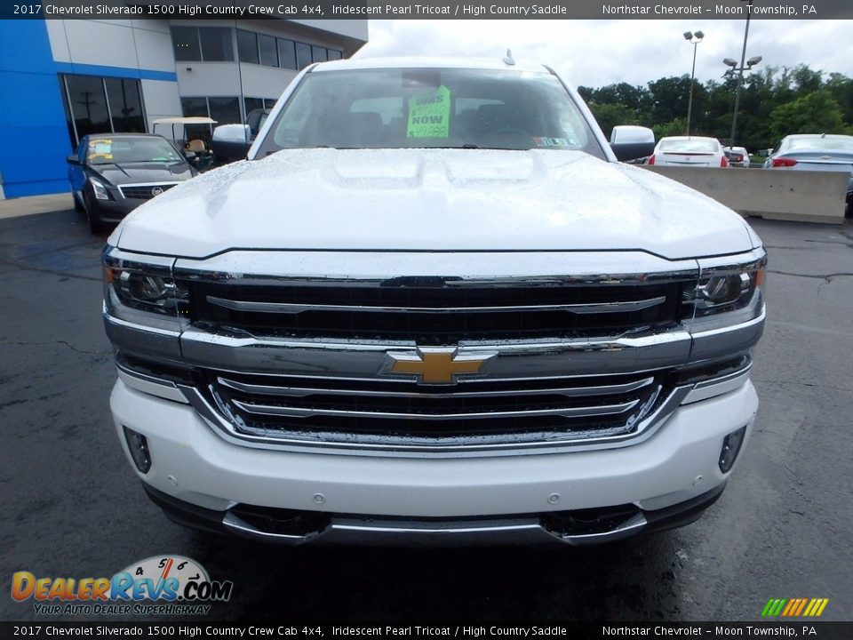 2017 Chevrolet Silverado 1500 High Country Crew Cab 4x4 Iridescent Pearl Tricoat / High Country Saddle Photo #12