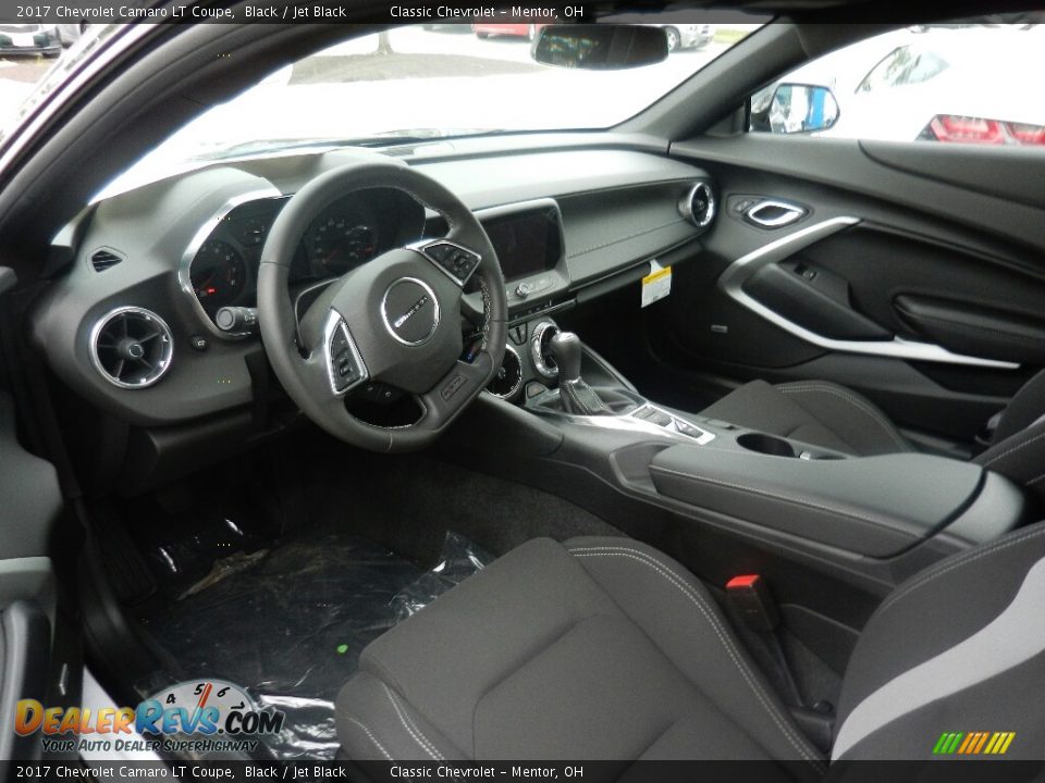 Jet Black Interior - 2017 Chevrolet Camaro LT Coupe Photo #6