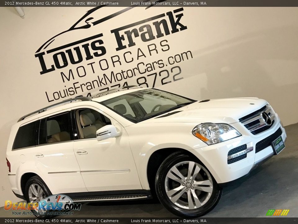 2012 Mercedes-Benz GL 450 4Matic Arctic White / Cashmere Photo #2