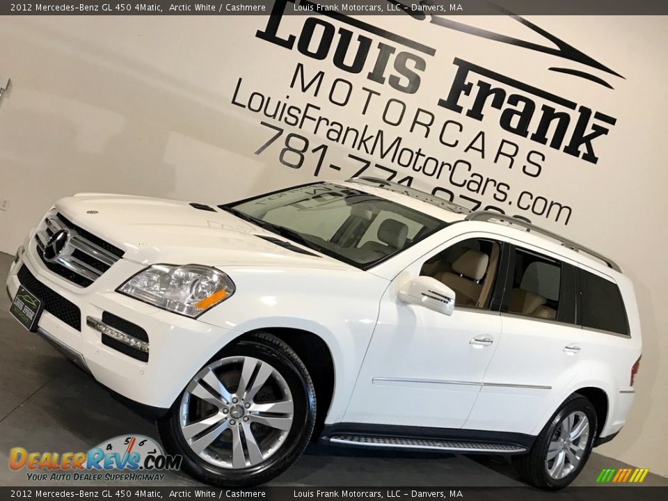 2012 Mercedes-Benz GL 450 4Matic Arctic White / Cashmere Photo #4