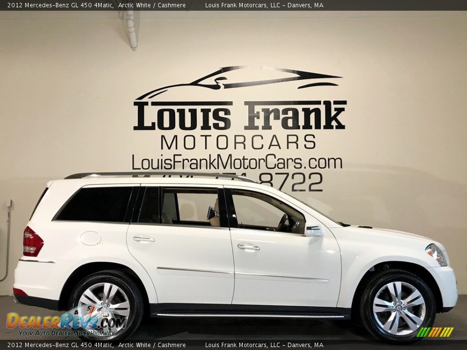 2012 Mercedes-Benz GL 450 4Matic Arctic White / Cashmere Photo #6