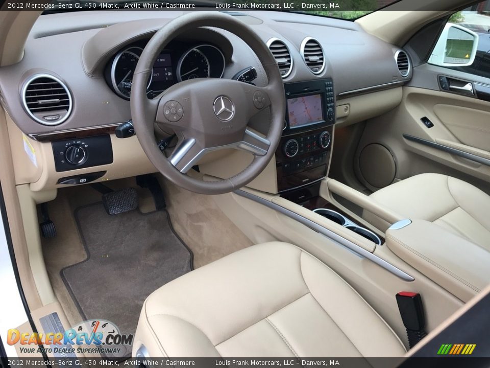 2012 Mercedes-Benz GL 450 4Matic Arctic White / Cashmere Photo #9