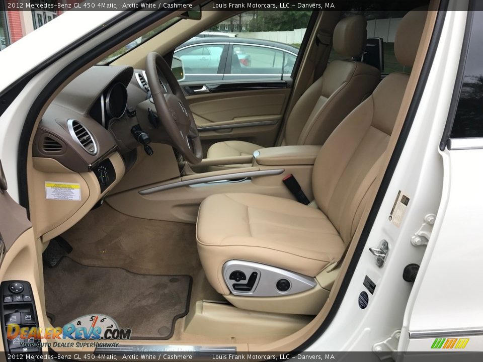 2012 Mercedes-Benz GL 450 4Matic Arctic White / Cashmere Photo #11