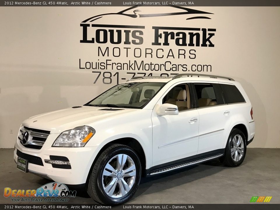 2012 Mercedes-Benz GL 450 4Matic Arctic White / Cashmere Photo #15