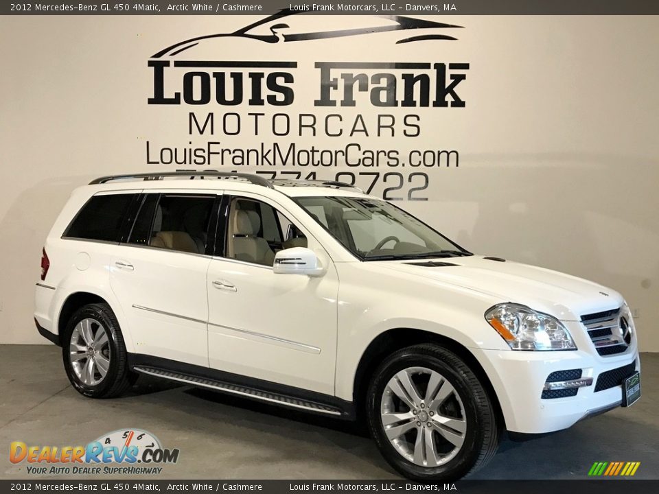 2012 Mercedes-Benz GL 450 4Matic Arctic White / Cashmere Photo #16