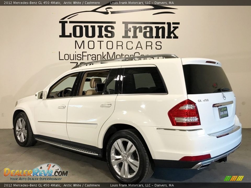 2012 Mercedes-Benz GL 450 4Matic Arctic White / Cashmere Photo #17