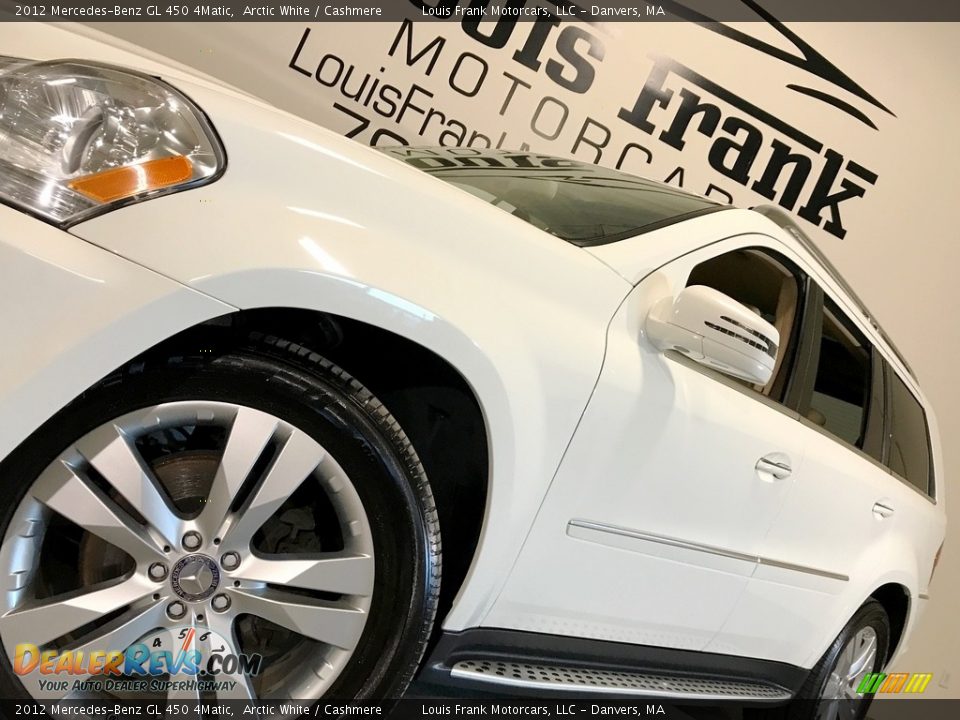 2012 Mercedes-Benz GL 450 4Matic Arctic White / Cashmere Photo #19