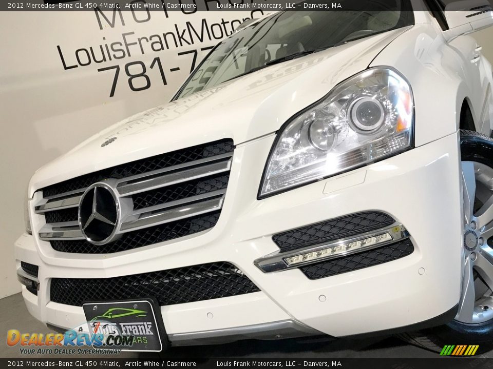 2012 Mercedes-Benz GL 450 4Matic Arctic White / Cashmere Photo #23