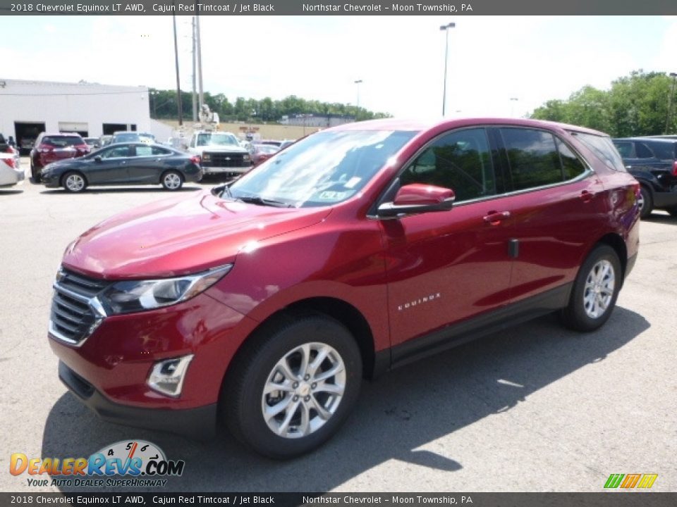 2018 Chevrolet Equinox LT AWD Cajun Red Tintcoat / Jet Black Photo #1
