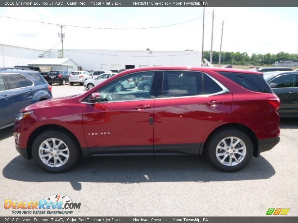 2018 Chevrolet Equinox LT AWD Cajun Red Tintcoat / Jet Black Photo #2