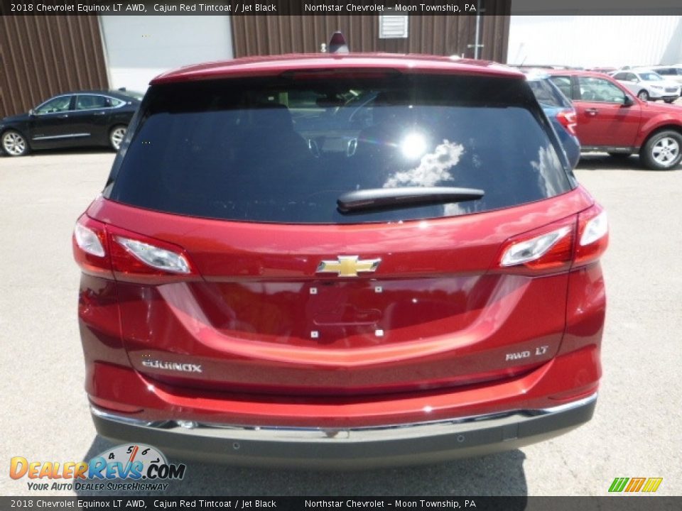 2018 Chevrolet Equinox LT AWD Cajun Red Tintcoat / Jet Black Photo #4